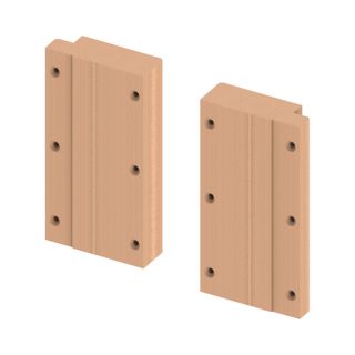 Комплект деревянных пластин TECE TECEprofil 9042008 для крепления поручней безопасности